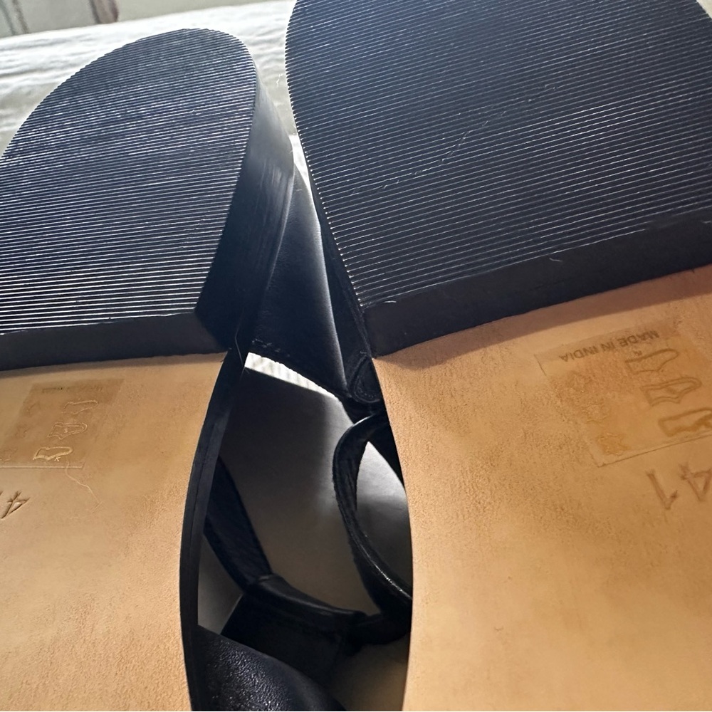 Pilcro Maris Fisherman Sandals in Black- size 41 New with Box - Picture 5 of 5